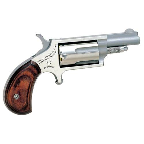 North American Arms 22M Mini-Revolver 22 Mag 5rd 1.63" Overall Stainless Steel with Rosewood Grip North American Arms 22M Mini-Revolver 22 Mag 5rd 1.63" Overall Stainless Steel with Rosewood Grip