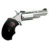 North American Arms BWC Black Widow  22 LR,22 Mag 5rd 2" Overall Stainless Steel with Black Oversized Rubber Grip & Fixed Sights North American Arms BWC Black Widow  22 LR,22 Mag 5rd 2" Overall Stainless Steel with Black Oversized Rubber Grip & Fixed Sights