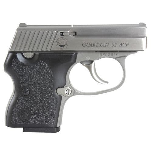 North American Arms 32GUARDIAN Guardian 32 ACP 2.19" 6+1 Stainless Steel Black Rubber Grip North American Arms 32GUARDIAN Guardian 32 ACP 2.19" 6+1 Stainless Steel Black Rubber Grip