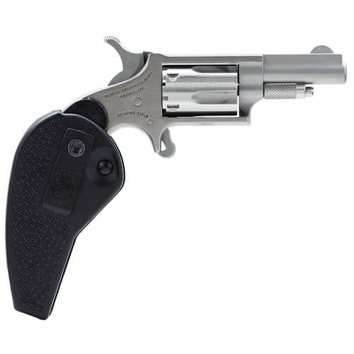 North American Arms 22LLRHG Mini-Revolver 22 LR 5rd 1.63" Overall Stainless Steel with Black Synthetic Holster Grip North American Arms 22LLRHG Mini-Revolver 22 LR 5rd 1.63" Overall Stainless Steel with Black Synthetic Holster Grip