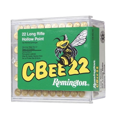 Remington Ammunition 21119 Cbee 22 LR 33 gr Hollow Point (HP) 100 Bx/ 50 Cs Remington Ammunition 21119 Cbee 22 LR 33 gr Hollow Point (HP) 100 Bx/ 50 Cs