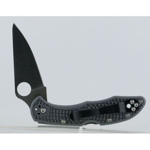 Spyderco C11FPGY Delica 4 Lightweight 2.88" Folding Drop Point Plain VG-10 Stainless Steel Blade/FRN Gray Handle 2 Spyderco C11FPGY Delica 4 Lightweight 2.88" Folding Drop Point Plain VG-10 Stainless Steel Blade/FRN Gray Handle 2