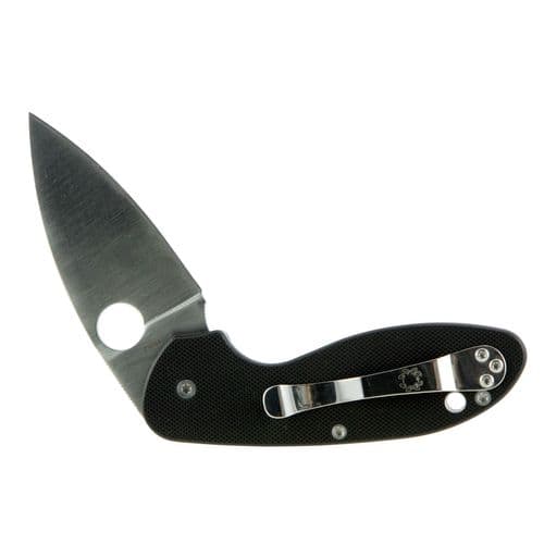 Spyderco C216GP Efficient 2.98" Folding Drop Point Plain 8Cr13MoV SS Blade/ G10 Black Handle 2 Spyderco C216GP Efficient 2.98" Folding Drop Point Plain 8Cr13MoV SS Blade/ G10 Black Handle 2