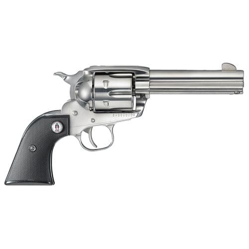 Ruger 5133 Vaquero SASS 357 Mag 6rd 4.62" High Gloss Stainless Steel Checkered Black Polymer Grip (2 of 2) Ruger 5133 Vaquero SASS 357 Mag 6rd 4.62" High Gloss Stainless Steel Checkered Black Polymer Grip (2 of 2)
