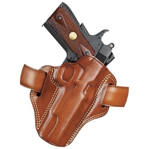 Galco CM112 Combat Master OWB Tan Leather Belt Slide Fits S&W K Frame Fits Ruger Security-Six Right Hand Galco CM112 Combat Master OWB Tan Leather Belt Slide Fits S&W K Frame Fits Ruger Security-Six Right Hand