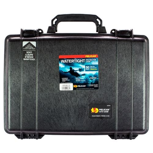 Pelican 1470 Protector Laptop Case Black 16" Interior 15.70" x 10.70" x 3.90" Polymer Pelican 1470 Protector Laptop Case Black 16" Interior 15.70" x 10.70" x 3.90" Polymer