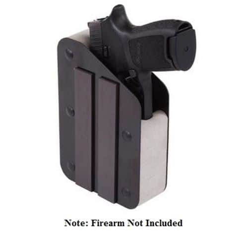 Benchmaster Weapon Rack Single Gun Pistol Rack - Magnetized Back Benchmaster Weapon Rack Single Gun Pistol Rack - Magnetized Back