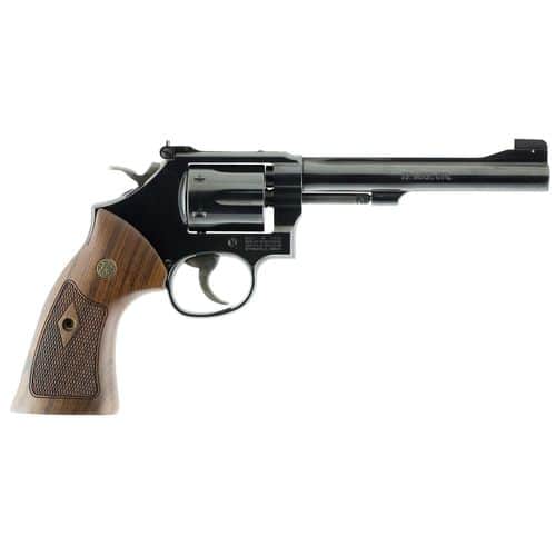 Smith & Wesson 150718 48 Classic 22 Mag 6rd 6" Blued Blued Carbon Steel Wood Grip Smith & Wesson 150718 48 Classic 22 Mag 6rd 6" Blued Blued Carbon Steel Wood Grip