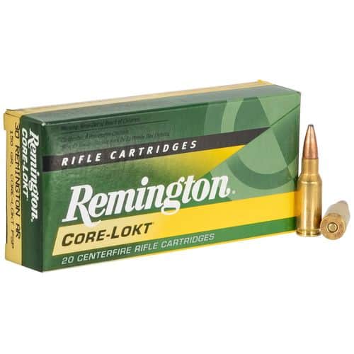 Remington Ammunition 29485 Core-Lokt 30 Rem 150 gr Core-Lokt Pointed Soft Point (PSPCL) 20 Bx/ 10 Cs Remington Ammunition 29485 Core-Lokt 30 Rem 150 gr Core-Lokt Pointed Soft Point (PSPCL) 20 Bx/ 10 Cs