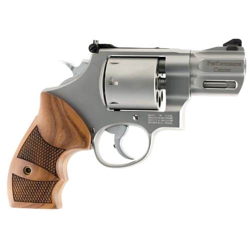 Smith & Wesson 170133 Performance Center 627 357 Mag 8rd 2.63" Stainless Matte Silver Stainless Steel Wood Grip Smith & Wesson 170133 Performance Center 627 357 Mag 8rd 2.63" Stainless Matte Silver Stainless Steel Wood Grip