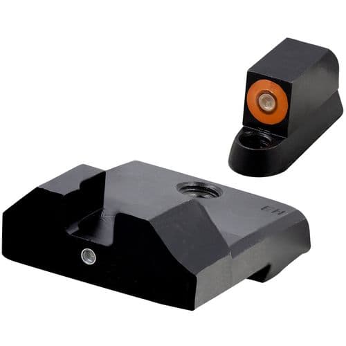 XS Sights CZF009S5 F8 Night Sights Green Tritium with Orange Outline Front, Green Rear with Black Frame for CZ P-10 XS Sights CZF009S5 F8 Night Sights Green Tritium with Orange Outline Front, Green Rear with Black Frame for CZ P-10