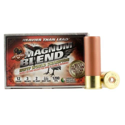 HEVI-Shot HS41255 Magnum Blend Turkey 12 Gauge 3" 2 oz 5,6,7 Shot 5 Bx HEVI-Shot HS41255 Magnum Blend Turkey 12 Gauge 3" 2 oz 5,6,7 Shot 5 Bx