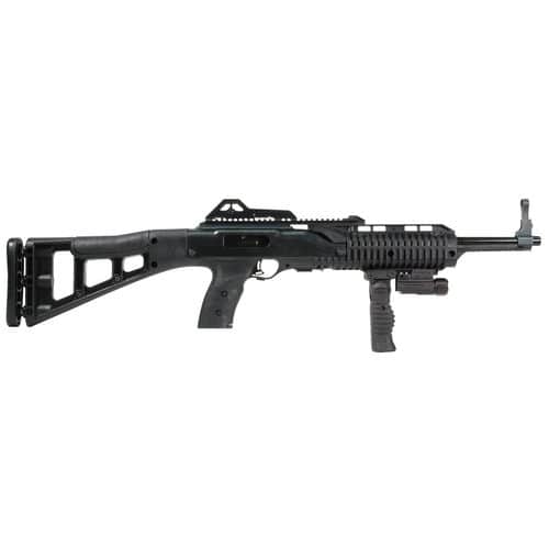 Hi-Point 995FGFLTS 995TS Carbine 9mm Luger 16.50" 10+1 Black All Weather Molded Stock W/Forward Folding Grip and Weapon-Mounted Flashlight Hi-Point 995FGFLTS 995TS Carbine 9mm Luger 16.50" 10+1 Black All Weather Molded Stock W/Forward Folding Grip and Weapon-Mounted Flashlight