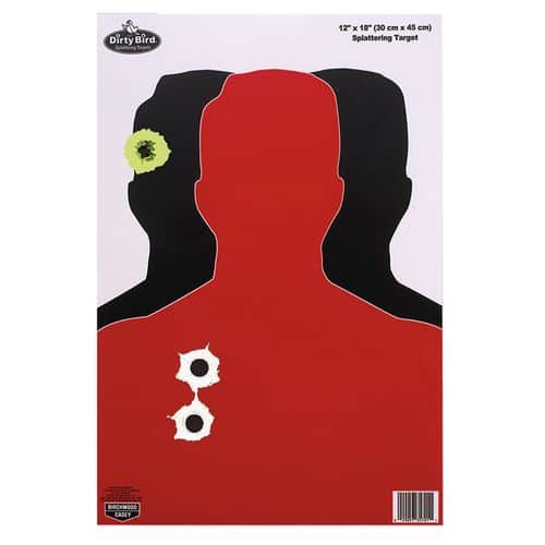 Birchwood Casey 35708 Dirty Bird Silhouette III Silhouette Hanging Tagboard Target 12" x 18" 8 Per Pack Birchwood Casey 35708 Dirty Bird Silhouette III Silhouette Hanging Tagboard Target 12" x 18" 8 Per Pack