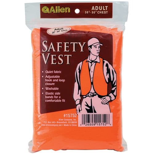 Allen Hunting Safety Adult Orange Polyester 15752 Allen Hunting Safety Adult Orange Polyester 15752