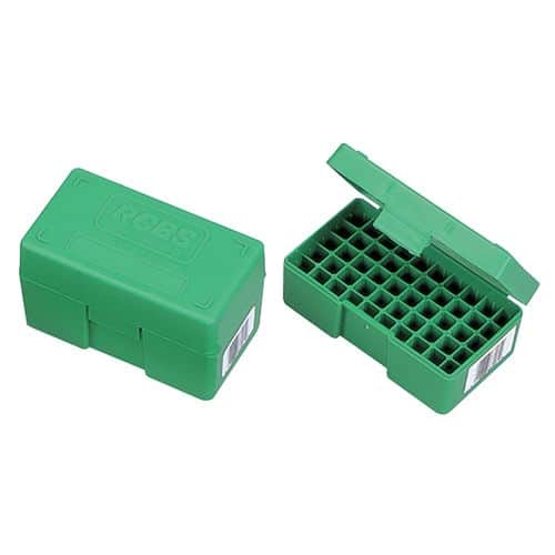 RCBS 86901 Ammo Box for Small Rifle Green Plastic RCBS 86901 Ammo Box for Small Rifle Green Plastic