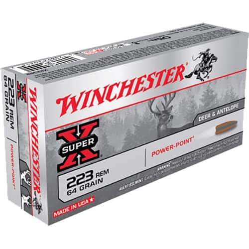 Winchester Ammo Power-Point 223 Rem 64 gr Power Point - X223R2 Winchester Ammo Power-Point 223 Rem 64 gr Power Point - X223R2