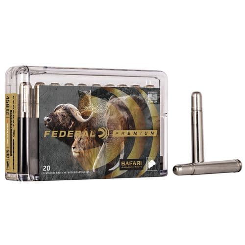 Federal P458T2 Premium Safari Cape-Shok 458 Win Mag 500 gr Trophy Bonded Bear Claw (TBBC) 20 Bx/ 10 Cs Federal P458T2 Premium Safari Cape-Shok 458 Win Mag 500 gr Trophy Bonded Bear Claw (TBBC) 20 Bx/ 10 Cs
