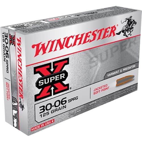 Winchester Ammo Super X 30-06 Springfield 125 gr Jacketed Soft Point - X30062 Winchester Ammo Super X 30-06 Springfield 125 gr Jacketed Soft Point - X30062