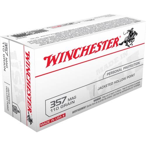 Winchester Ammo USA 357 Mag 110 gr Jacket Hollow Point - Q4204 Winchester Ammo USA 357 Mag 110 gr Jacket Hollow Point - Q4204