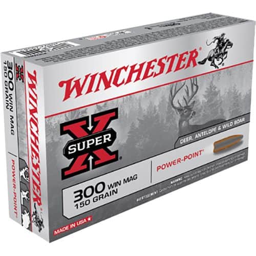 Winchester Ammo Power-Point 300 Win Mag 150 gr Power Point - X30WM1 Winchester Ammo Power-Point 300 Win Mag 150 gr Power Point - X30WM1