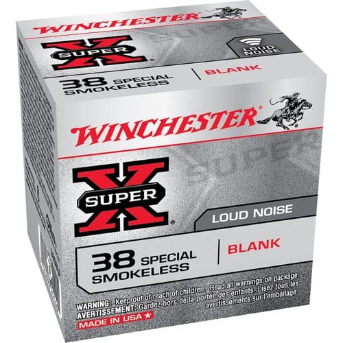 Winchester Ammo Super X Blank 38 Special - 38SBLP Winchester Ammo Super X Blank 38 Special - 38SBLP