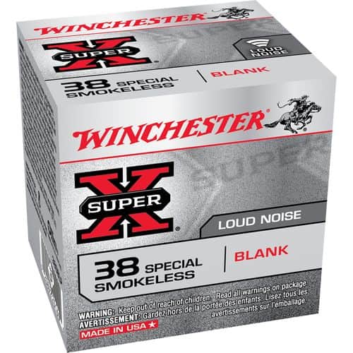 Winchester Ammo Super X Blank 38 Special - 38SBLP Winchester Ammo Super X Blank 38 Special - 38SBLP