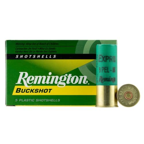 Remington Ammunition 20620 Express 12 Gauge 2.75" 9 Pellets 00 Buck Shot 5 Bx/ 50 Cs Remington Ammunition 20620 Express 12 Gauge 2.75" 9 Pellets 00 Buck Shot 5 Bx/ 50 Cs