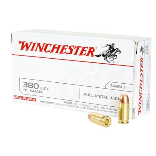 Winchester Ammo USA 380 ACP 95 gr Full Metal Jacket - Q4206 Winchester Ammo USA 380 ACP 95 gr Full Metal Jacket - Q4206
