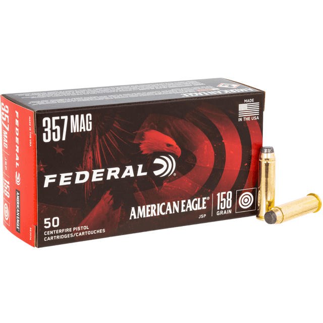 Federal American Eagle Handgun 357 Mag 158 grain, 50 Per Box - AE357A Federal American Eagle Handgun 357 Mag 158 grain, 50 Per Box - AE357A