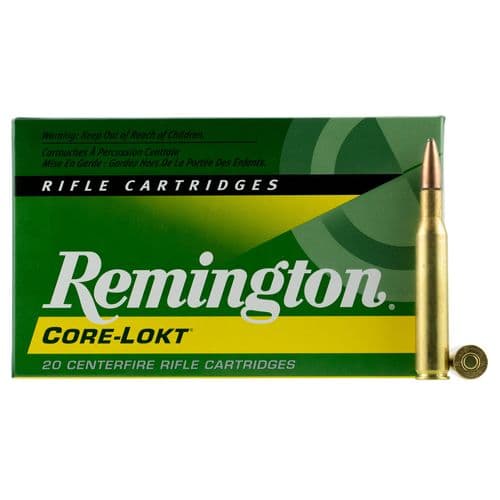 Remington Ammunition 27808 Core-Lokt 270 Win 130 gr Core-Lokt Pointed Soft Point (PSPCL) 20 Bx/ 10 Cs Remington Ammunition 27808 Core-Lokt 270 Win 130 gr Core-Lokt Pointed Soft Point (PSPCL) 20 Bx/ 10 Cs