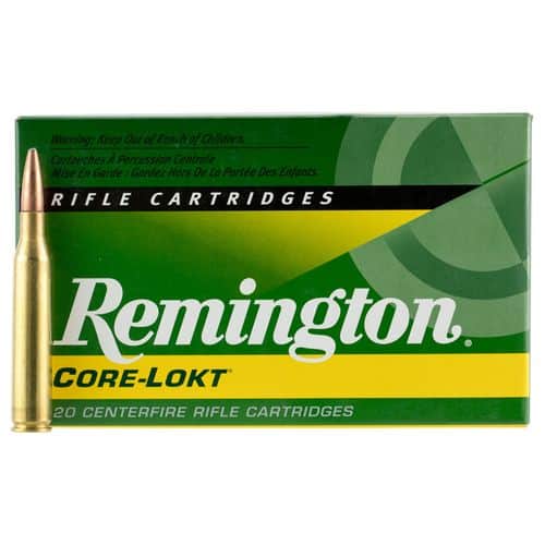 Remington Ammunition 21515 Core-Lokt 25-06 Rem 120 gr Core-Lokt Pointed Soft Point (PSPCL) 20 Bx/ 10 Cs Remington Ammunition 21515 Core-Lokt 25-06 Rem 120 gr Core-Lokt Pointed Soft Point (PSPCL) 20 Bx/ 10 Cs
