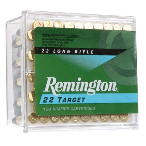 Remington Ammunition 21284 Target 22 LR 40 gr Round Nose (RN) 100 Bx/ 50 Cs Remington Ammunition 21284 Target 22 LR 40 gr Round Nose (RN) 100 Bx/ 50 Cs