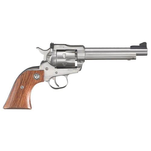 Ruger 0625 Single-Six Convertible 22 LR,22 WMR 6rd 5.50" Satin Stainless Steel Rosewood Grip Ruger 0625 Single-Six Convertible 22 LR,22 WMR 6rd 5.50" Satin Stainless Steel Rosewood Grip