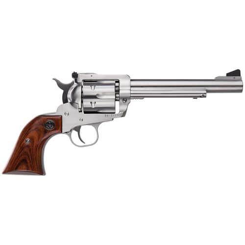 Ruger 0319 Blackhawk 357 Mag 6rd 6.50" Satin Stainless Steel Hardwood Grip Ruger 0319 Blackhawk 357 Mag 6rd 6.50" Satin Stainless Steel Hardwood Grip