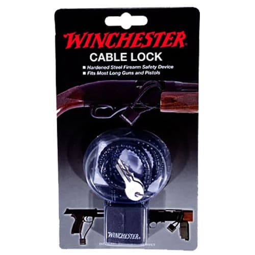 DAC 363035 Winchester Cable Lock Open With Key Steel Firearm Fit- Handgun/Rifle/Shotgun DAC 363035 Winchester Cable Lock Open With Key Steel Firearm Fit- Handgun/Rifle/Shotgun