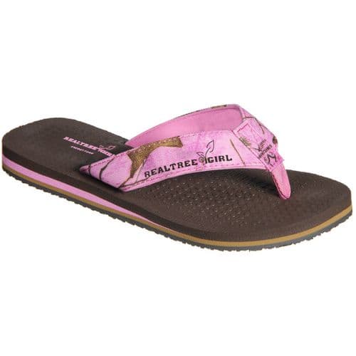 RealTree Girl Ms. Bay Flip Flop Sandals - Lavender Xtra RealTree Girl Ms. Bay Flip Flop Sandals - Lavender Xtra