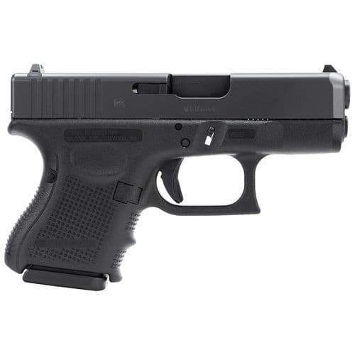 Glock PG2650201 G26 Gen 4 9mm Luger 3.42" 10+1 Black Black Interchangeable Backstrap Grip Fixed Sights Glock PG2650201 G26 Gen 4 9mm Luger 3.42" 10+1 Black Black Interchangeable Backstrap Grip Fixed Sights