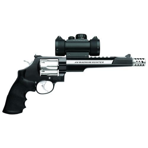Smith & Wesson 170318 Performance Center 629 Hunter 44 Rem Mag 6rd 7.50" Stainless Steel Black Stainless Steel Black Polymer Grip Smith & Wesson 170318 Performance Center 629 Hunter 44 Rem Mag 6rd 7.50" Stainless Steel Black Stainless Steel Black Polymer Grip