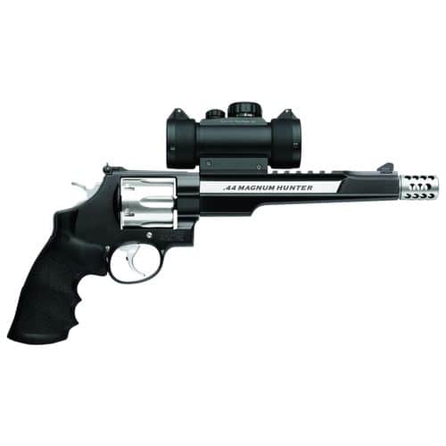 Smith & Wesson 170318 Performance Center 629 Hunter 44 Rem Mag 6rd 7.50" Stainless Steel Black Stainless Steel Black Polymer Grip Smith & Wesson 170318 Performance Center 629 Hunter 44 Rem Mag 6rd 7.50" Stainless Steel Black Stainless Steel Black Polymer Grip