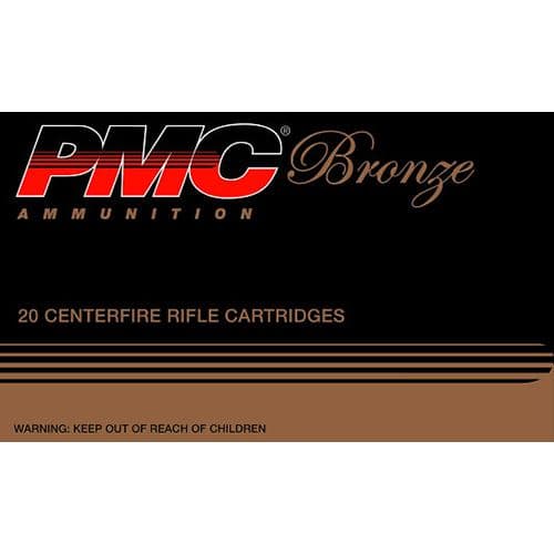 PMC 223A Bronze 223 Rem 55 gr Full Metal Jacket Boat-Tail (FMJBT) 20 Bx/ 50 Cs PMC 223A Bronze 223 Rem 55 gr Full Metal Jacket Boat-Tail (FMJBT) 20 Bx/ 50 Cs