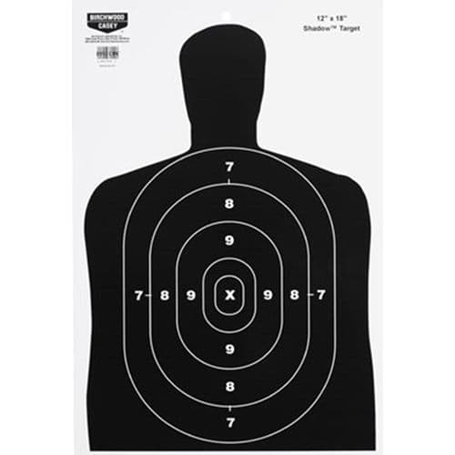 Birchwood Casey 37202 EZE-Scorer BC-27 Silhouette Hanging Paper Target 12" x 18" 10 Per Pack Birchwood Casey 37202 EZE-Scorer BC-27 Silhouette Hanging Paper Target 12" x 18" 10 Per Pack