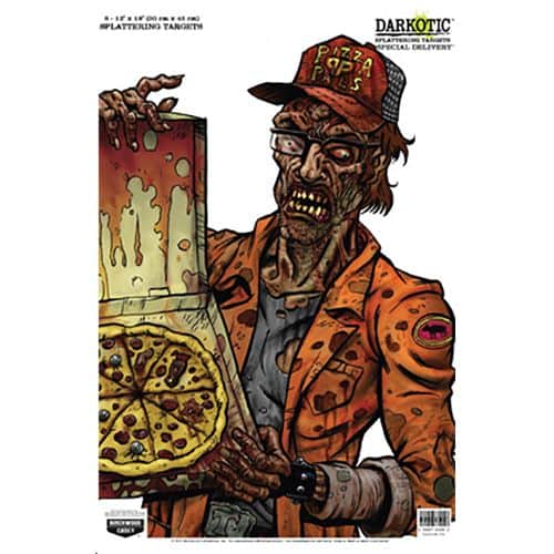 Birchwood Casey 35650 Darkotic Zombie Pizza Delivery Hanging Paper Target 12" x 18" 8 Per Pack Birchwood Casey 35650 Darkotic Zombie Pizza Delivery Hanging Paper Target 12" x 18" 8 Per Pack