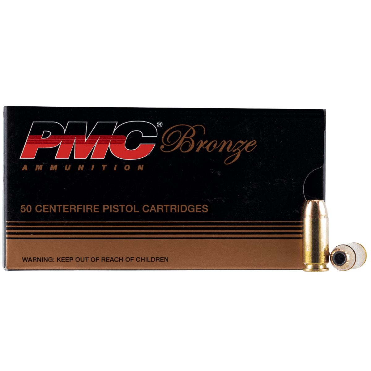PMC 40B Bronze 40 S&W 165 gr Jacketed Hollow Point Handgun Ammo PMC 40B Bronze 40 S&W 165 gr Jacketed Hollow Point Handgun Ammo