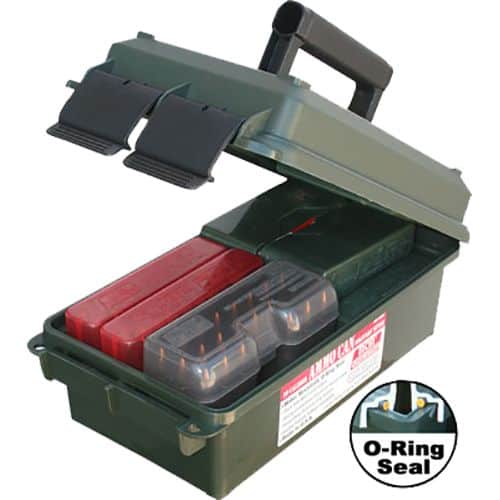 MTM Case-Gard AC30C-11 Ammo Can Multi-Caliber Rifle/Handgun Forest Green Polypropylene MTM Case-Gard AC30C-11 Ammo Can Multi-Caliber Rifle/Handgun Forest Green Polypropylene