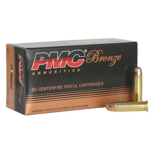 PMC 38G Bronze 38 Special 132 gr Full Metal Jacket (FMJ) 50 Bx/ 20 Cs PMC 38G Bronze 38 Special 132 gr Full Metal Jacket (FMJ) 50 Bx/ 20 Cs