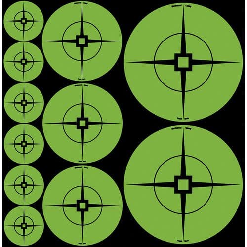 Birchwood Casey 33938 Target Spots Self-Adhesive Paper Crosshair Black/Green 60 Targets Birchwood Casey 33938 Target Spots Self-Adhesive Paper Crosshair Black/Green 60 Targets