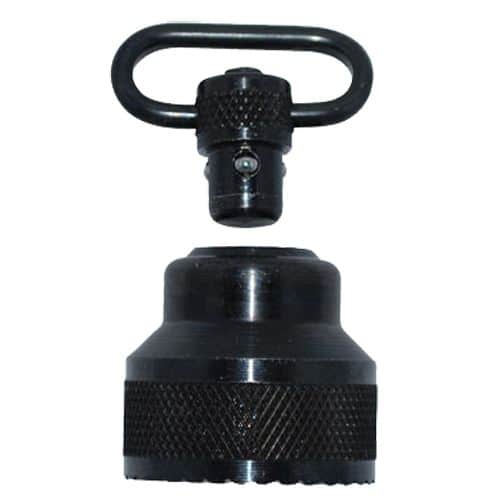 Grovtec US Inc GTSW296 Mag Cap With Swivel Shotgun 1" Push Button Black Oxide Remington 870 Express 12 Gauge Steel Grovtec US Inc GTSW296 Mag Cap With Swivel Shotgun 1" Push Button Black Oxide Remington 870 Express 12 Gauge Steel