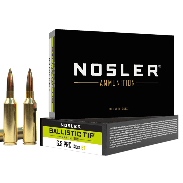 Nosler 43457 Ballistic Tip 6.5 PRC 140 gr Spitzer Boat Tail 20 Per Box Nosler 43457 Ballistic Tip 6.5 PRC 140 gr Spitzer Boat Tail 20 Per Box