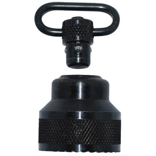 Grovtec US Inc GTSW298 Mag Cap With Swivel Shotgun 1" Push Button Black Oxide Moss 590/835 12 Gauge Steel Grovtec US Inc GTSW298 Mag Cap With Swivel Shotgun 1" Push Button Black Oxide Moss 590/835 12 Gauge Steel